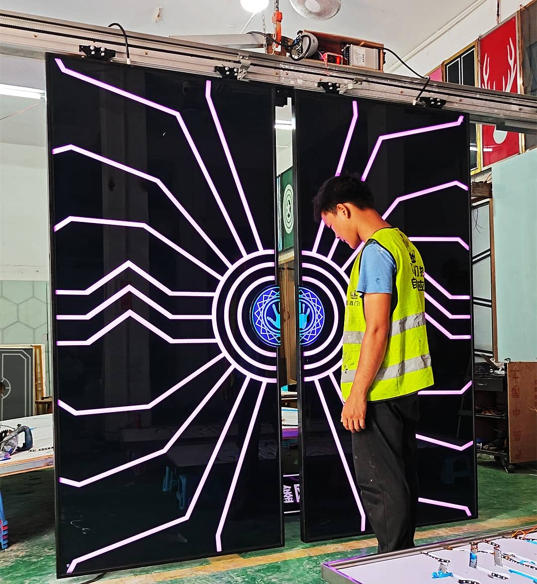 科技门厂家发光门设计