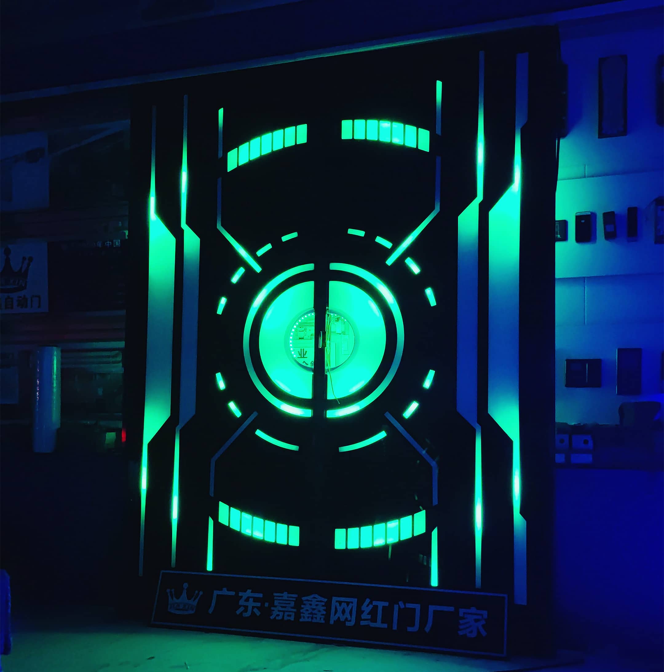 清吧网红门 掌纹识别创意触摸科技门