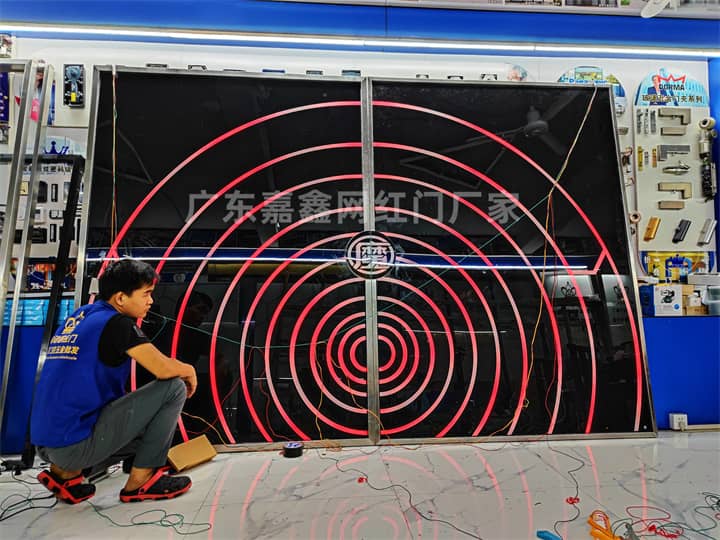 展馆全自动科技触摸感应网红门